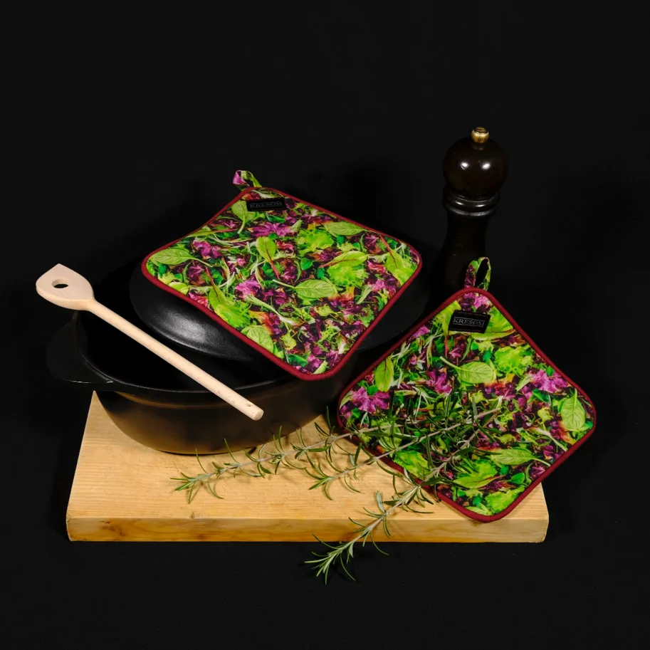 Topflappen - Salat- 2er Set