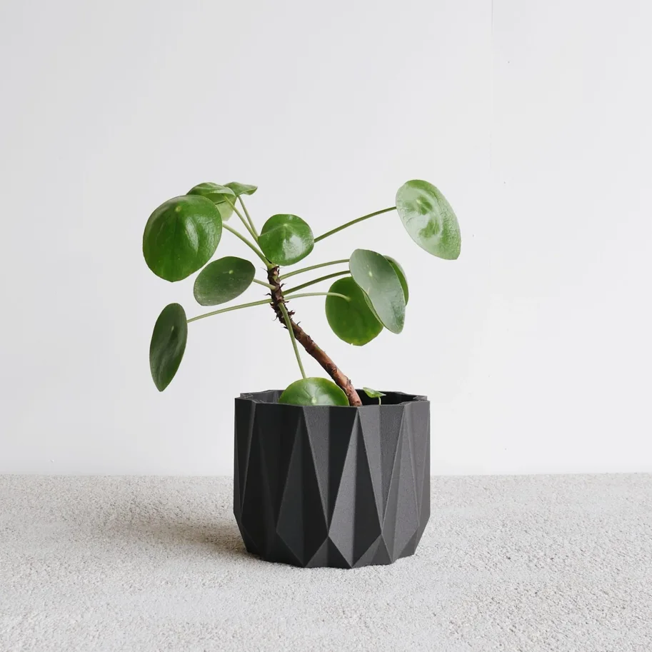 Übertopf - Origami - olive