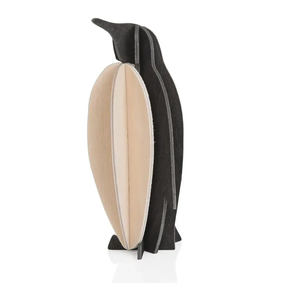 Pinguin - schwarz - 10 cm
