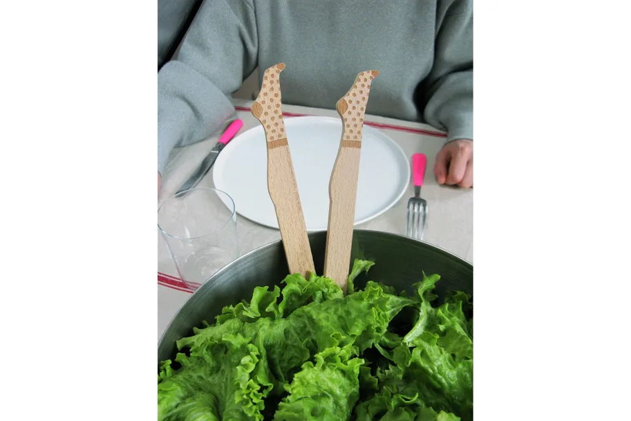 Salatbesteck - Polka Dot