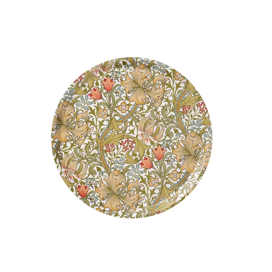 Serviertablett - Golden Lily - 38 cm