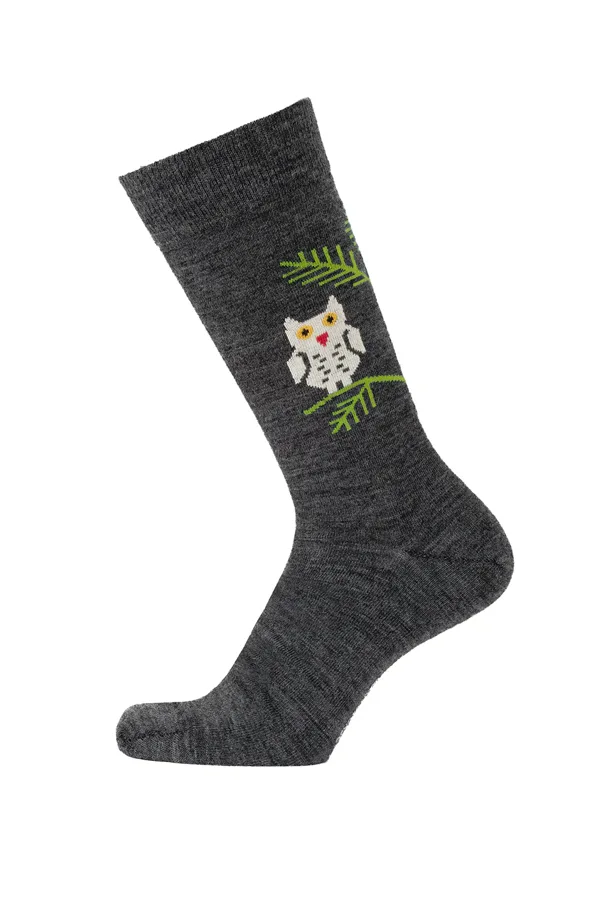 Socken - Owl - anthrazit