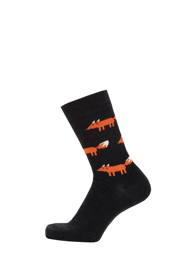 Socken - Fox - schwarz