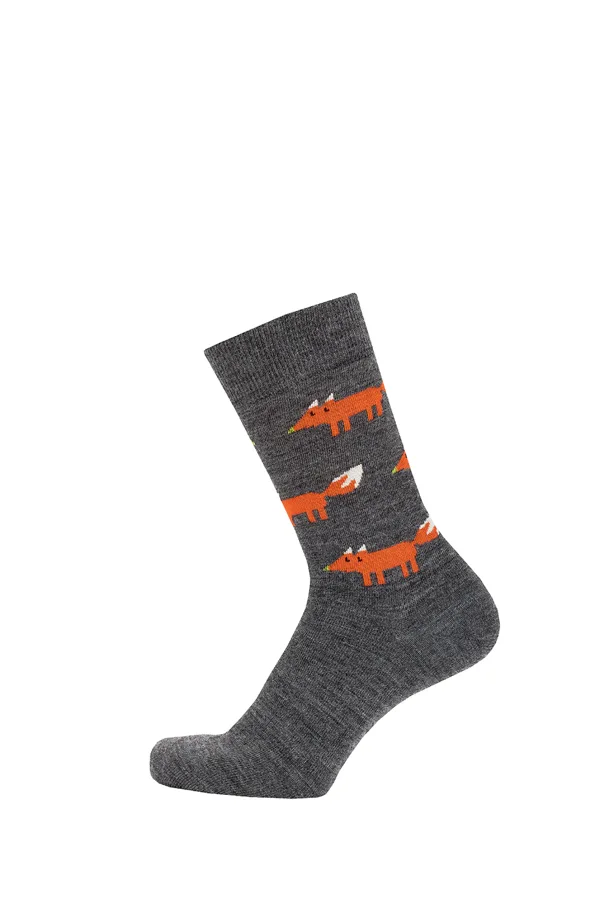 Socken - Fox - anthrazit