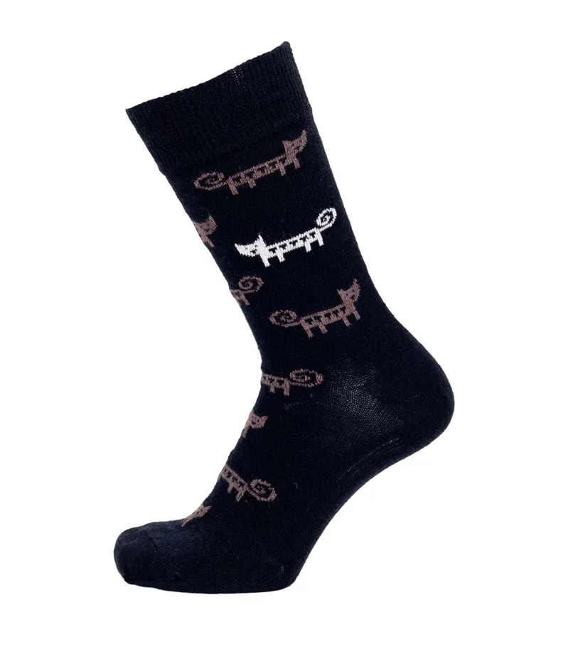 Socken - Cat - schwarz