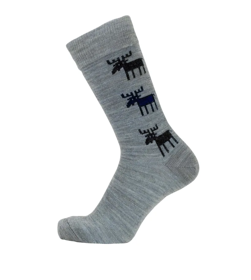 Socken - Moose - grau