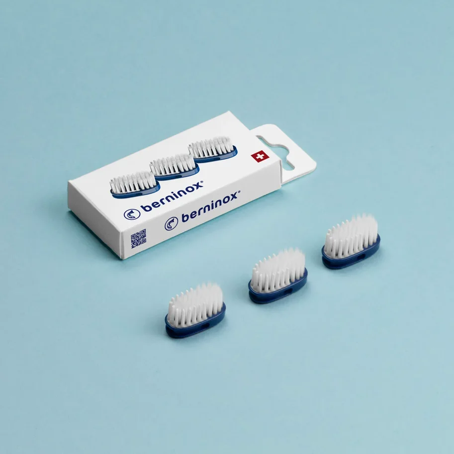 Ersatzbürstenköpfe - 3er Set - ozeanblau