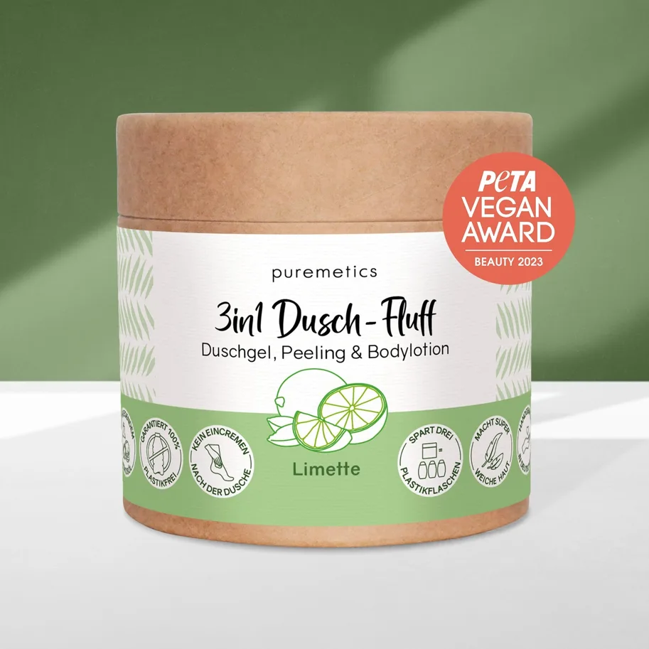 3in1 Dusch-Fluff - Limette