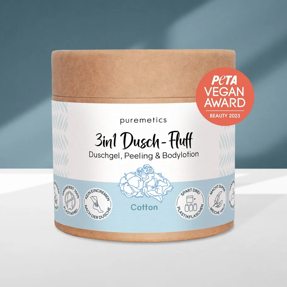 3in1 Dusch-Fluff - Cotton