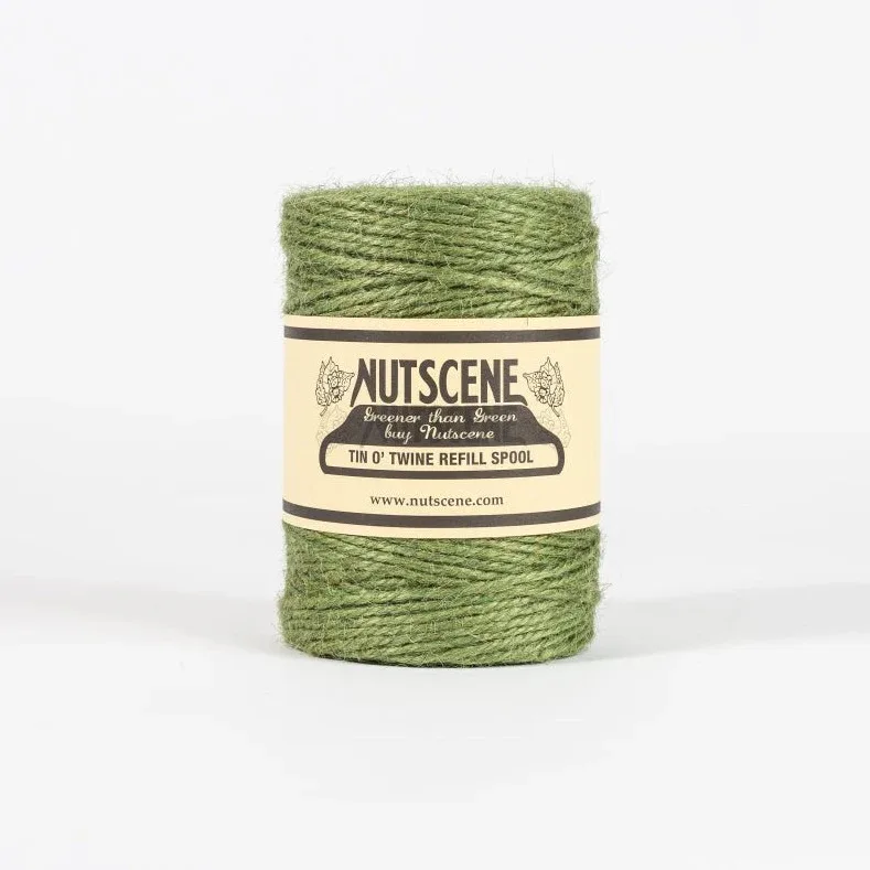 Jutegarn - Ersatzgarn Tin O'Twine - botanisches grün