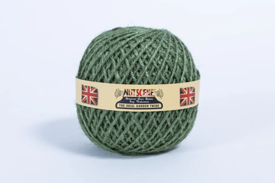 Jutegarn - Garnkugel - grün