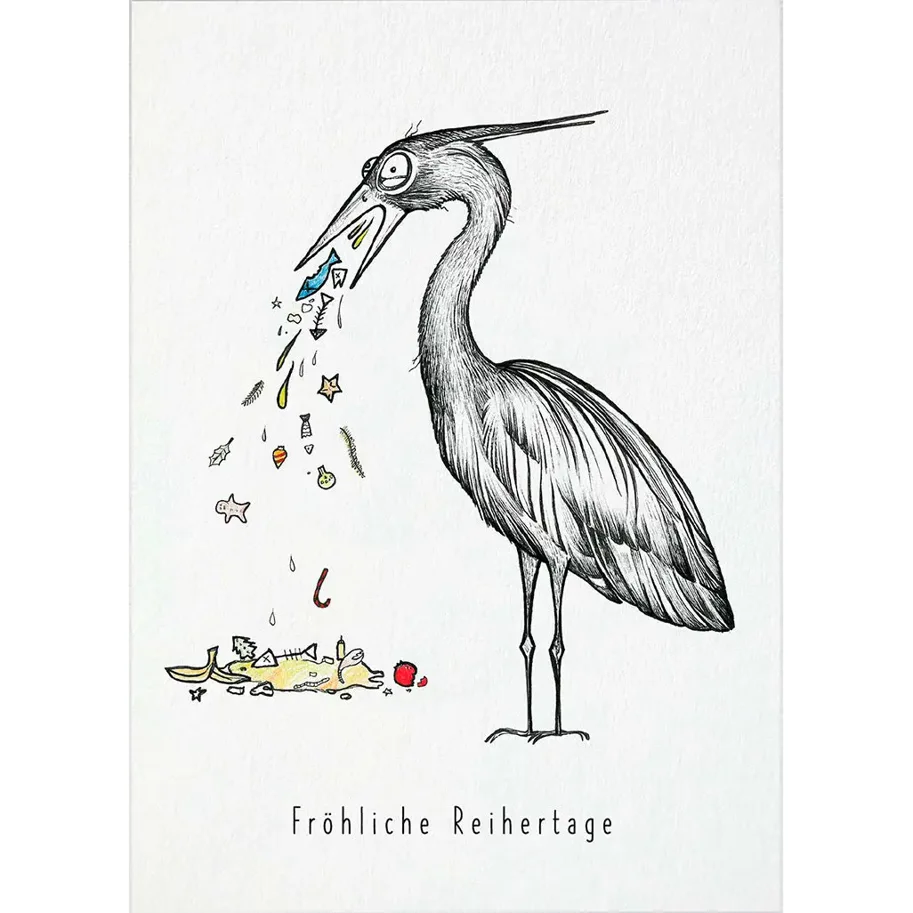 Postkarte - Reihertage