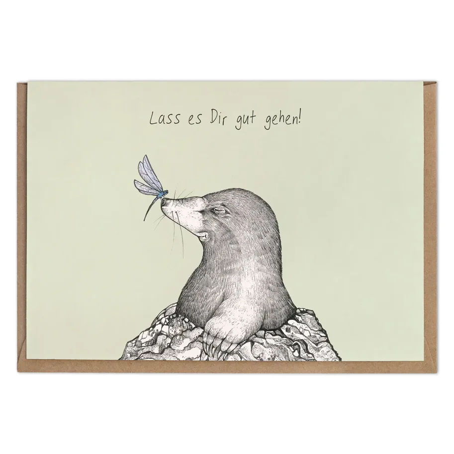 Klappkarte - Malvina