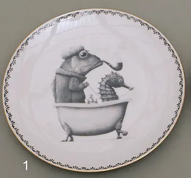 Frühstücksteller - Badefisch