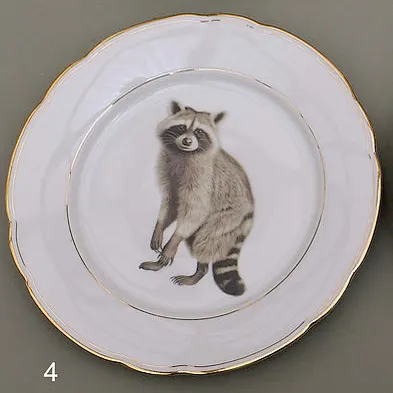 Frühstücksteller - Waschbär