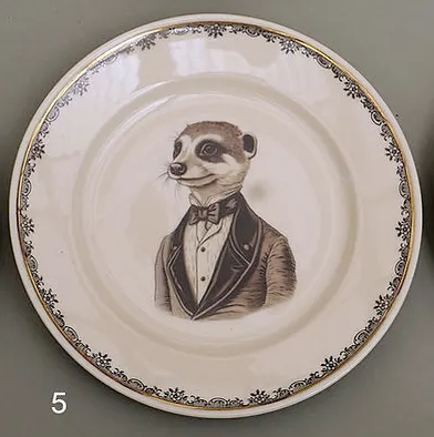 Frühstücksteller - Erdmännchen