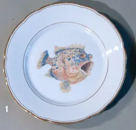 Frühstücksteller - Kugelfisch