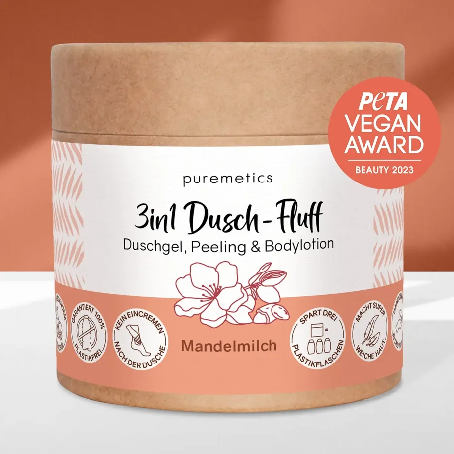 3in1 Dusch-Fluff - Mandelmilch