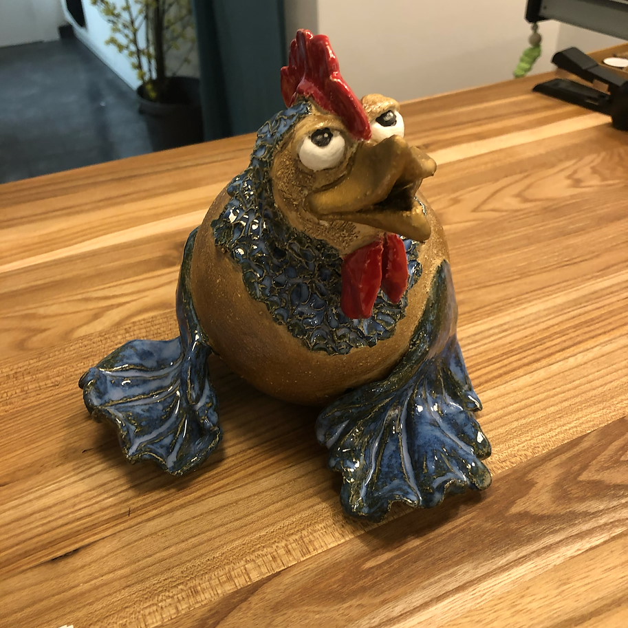 Yogahuhn - Nr. 8