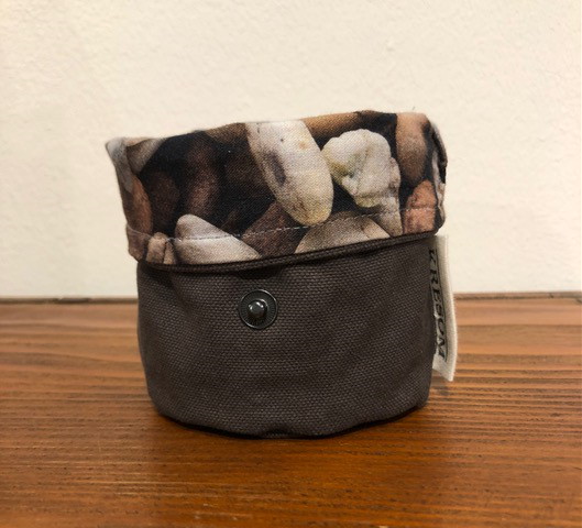 Beutel mit 25 Abschminkpads - Jolie - anthrazit / Stones