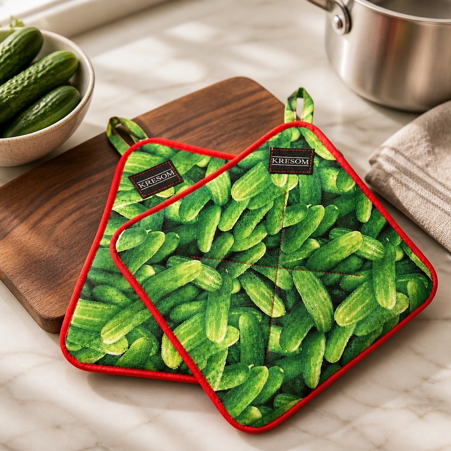 Topflappen - Gurken - 2er Set