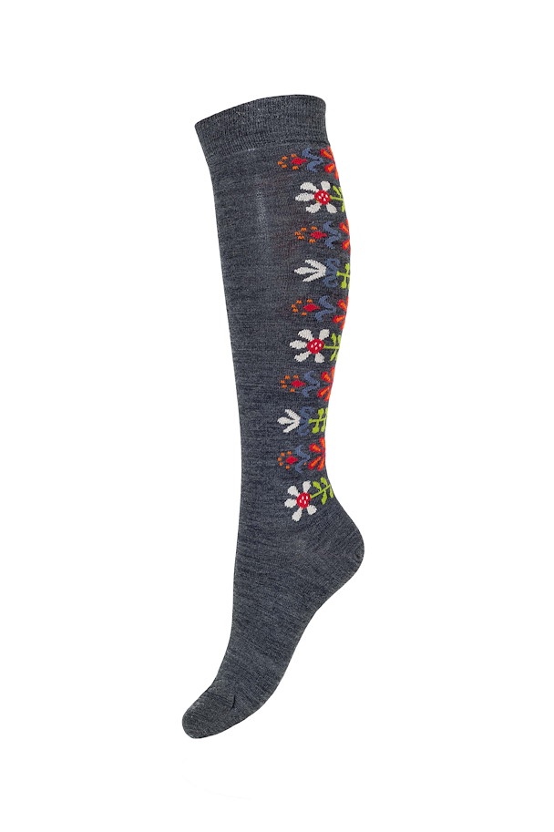 Kniesocken - Monica - anthrazit