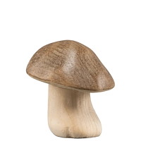 Steinpilz schräg - gebeizt - 8 cm