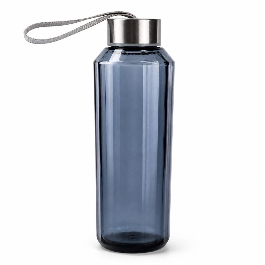 Trinkflasche - blau, mit INOX-Deckel