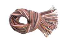 Schal Robin - grau, rosa, kastanie